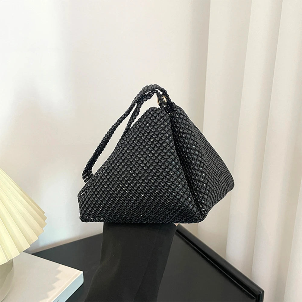 Glitter Rhinestone Evening Clutch Shoulder Bag for Women