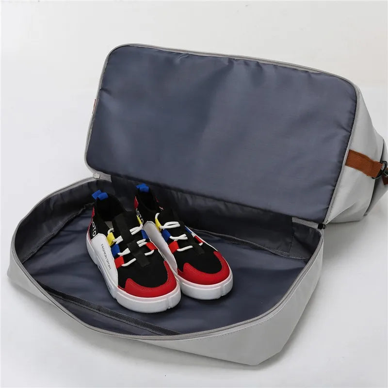 Large Capacity Waterproof Travel Bag with Dry Wet Separation