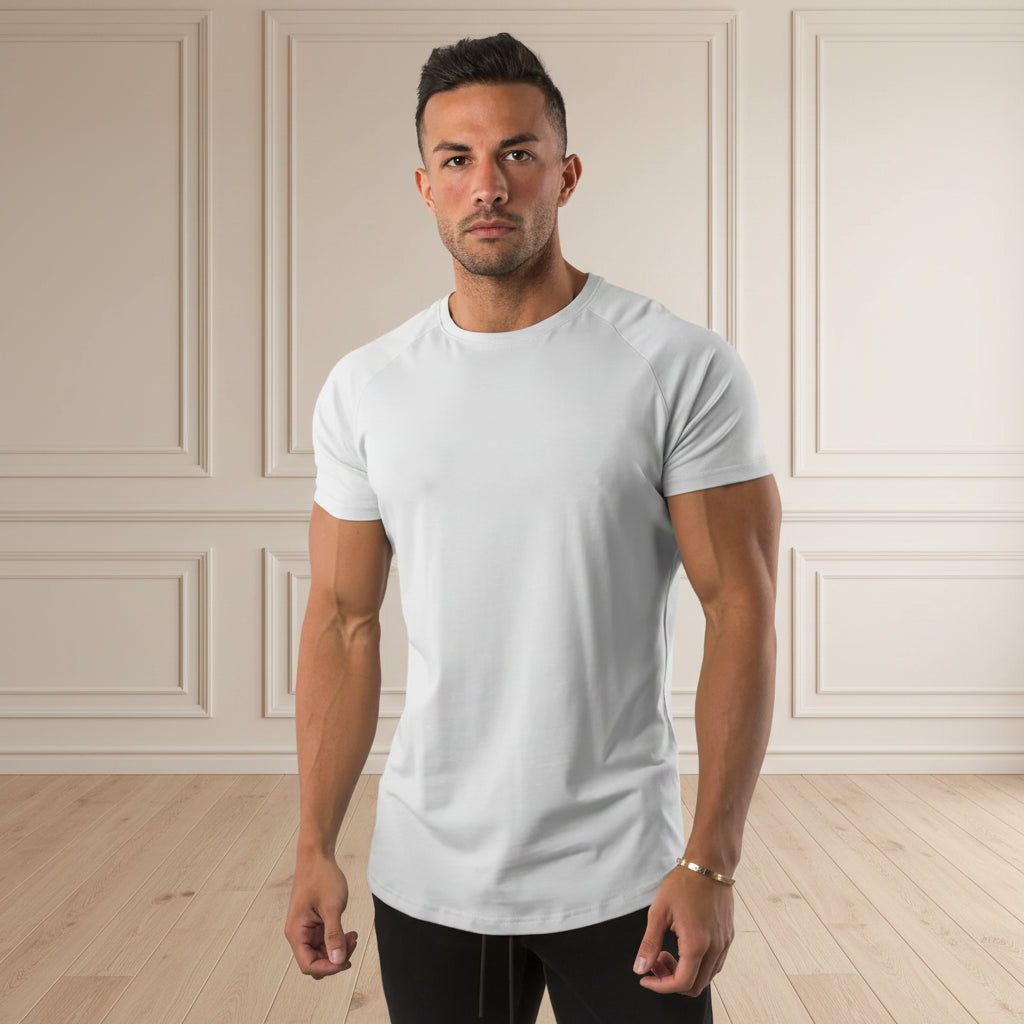 Men Slim Fit Cotton T Shirt