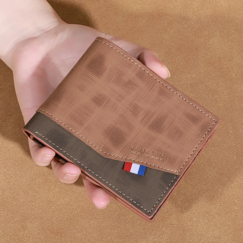 High Capacity Vintage Leather Wallet for Men