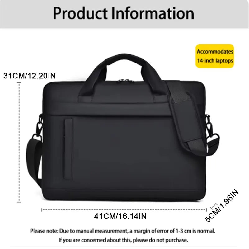 Minimalist Business Messenger Briefcase Bag for Men