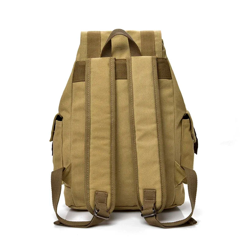 Large Capacity Canvas Backpack for Men