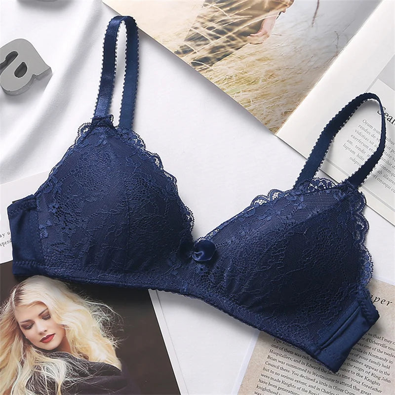 Seamless Wire Free Push Up Support Bra for Women
