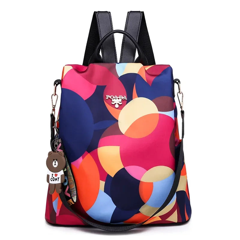 Waterproof Oxford Cloth Large Capacity Backpack for Women