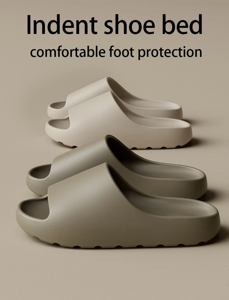 EVA Anti-Slip Men's Slippers Home Thick Bottom Slippers Comfortable Lightweight Indoor Outdoor House Slippers