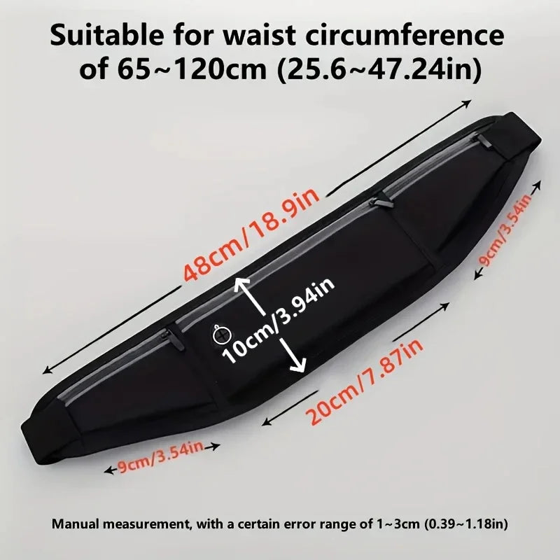 Outdoor Sports Waterproof Waist Belt Fanny Pack for Men