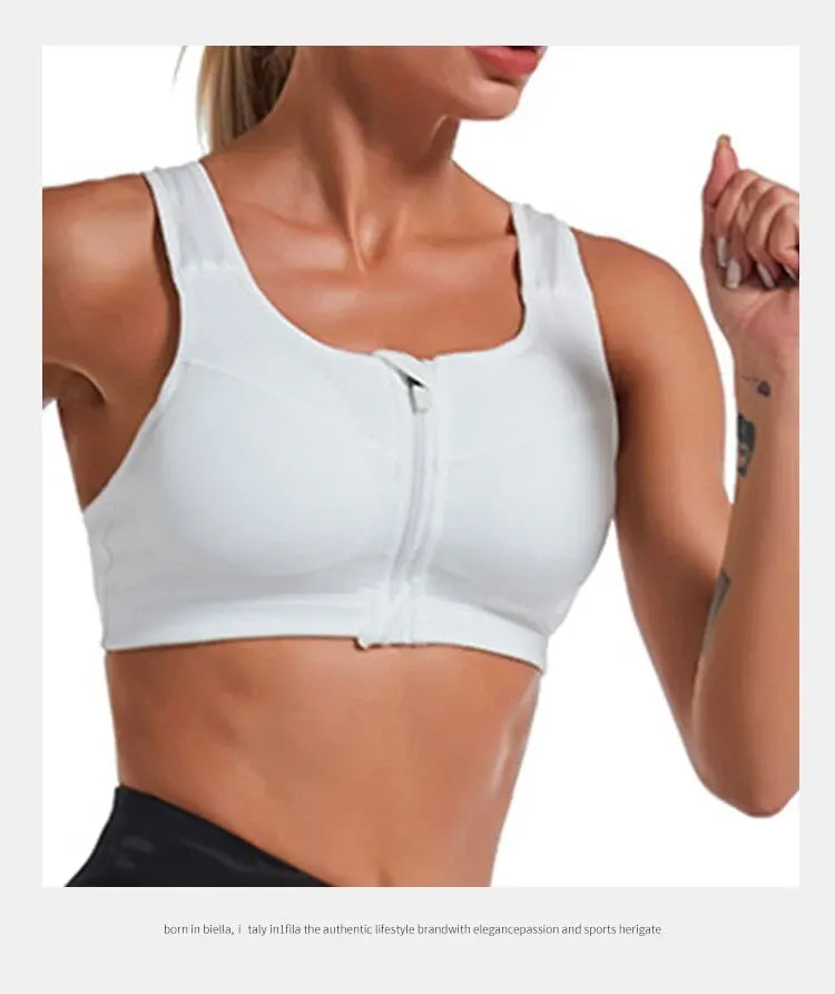 Women Shock Absorbing Yoga Sports Bra Quick Dry Fitness Top