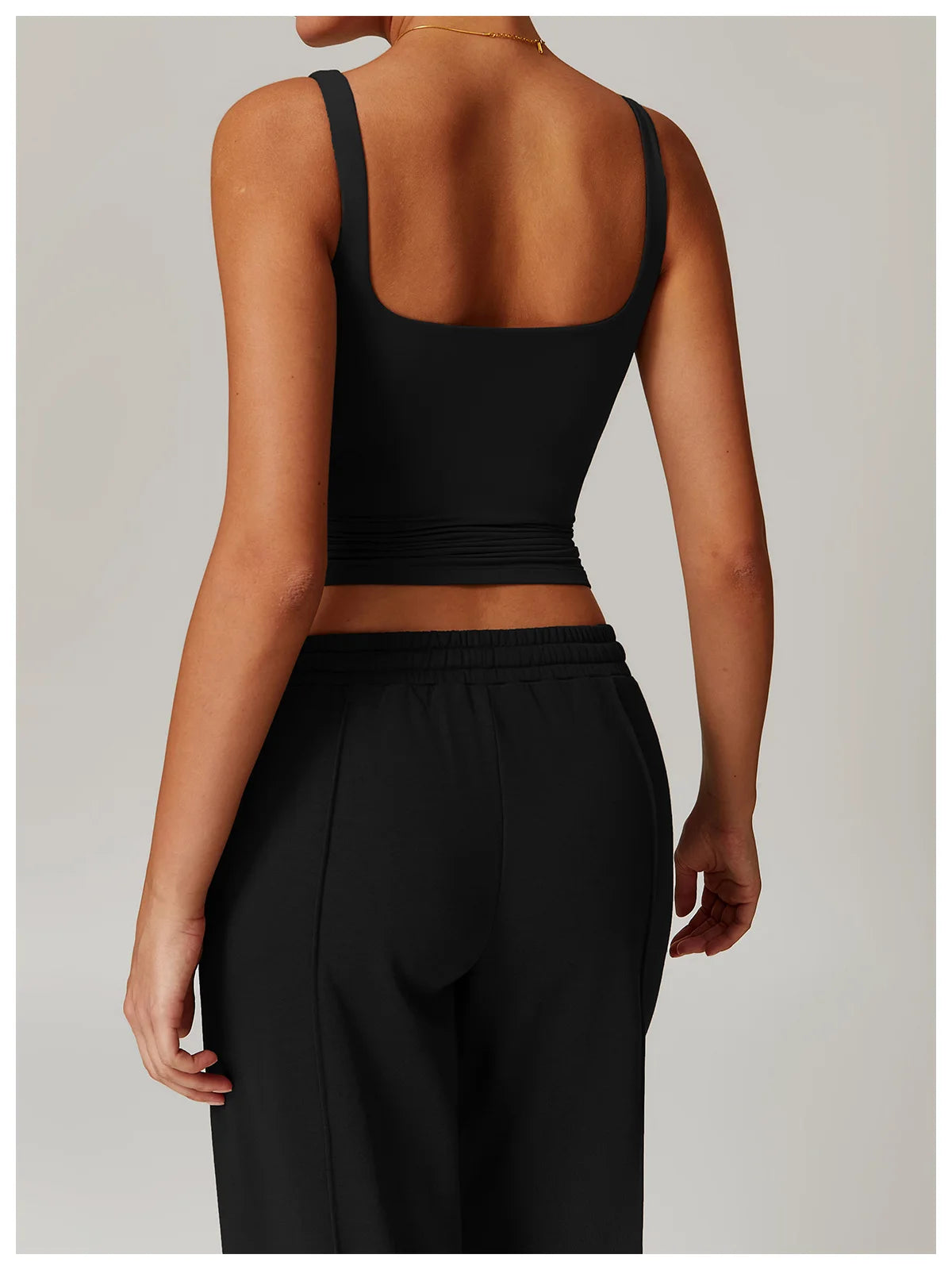 Women Quick Dry Yoga Tank Top U Back Fitness Vest