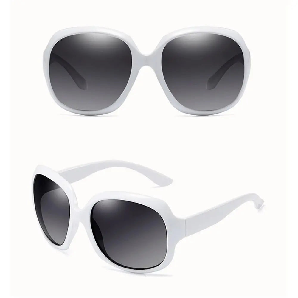 Women Polarized Square Oversized UV400 Vintage Sunglasses