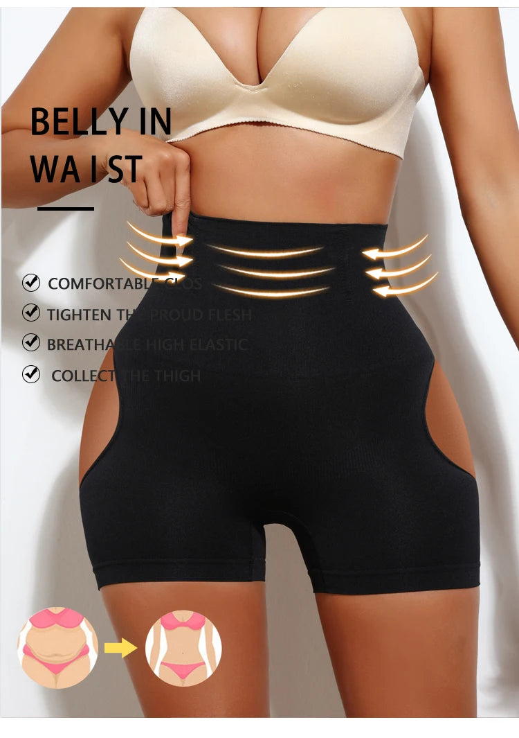 High Waist Butt Lifter Shapewear Shorts for Women