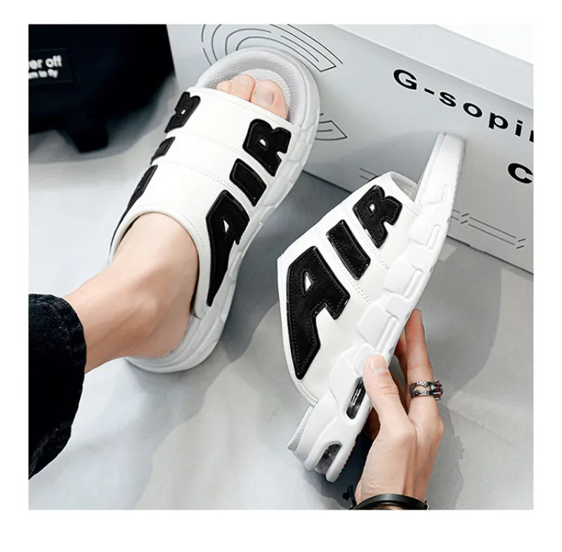 Men's Slippers 2025 Summer Breathable Slippers Large Fashion Platform Casual Shoes for Men New Light Sneakers Zapatos De Hombre