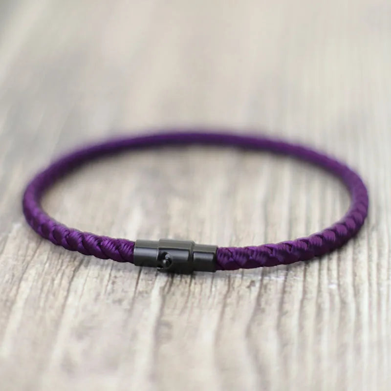 Men Thread Magnetic Lucky Rope Bracelet
