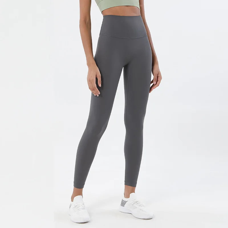 High Waist Nylon Yoga Leggings for Women