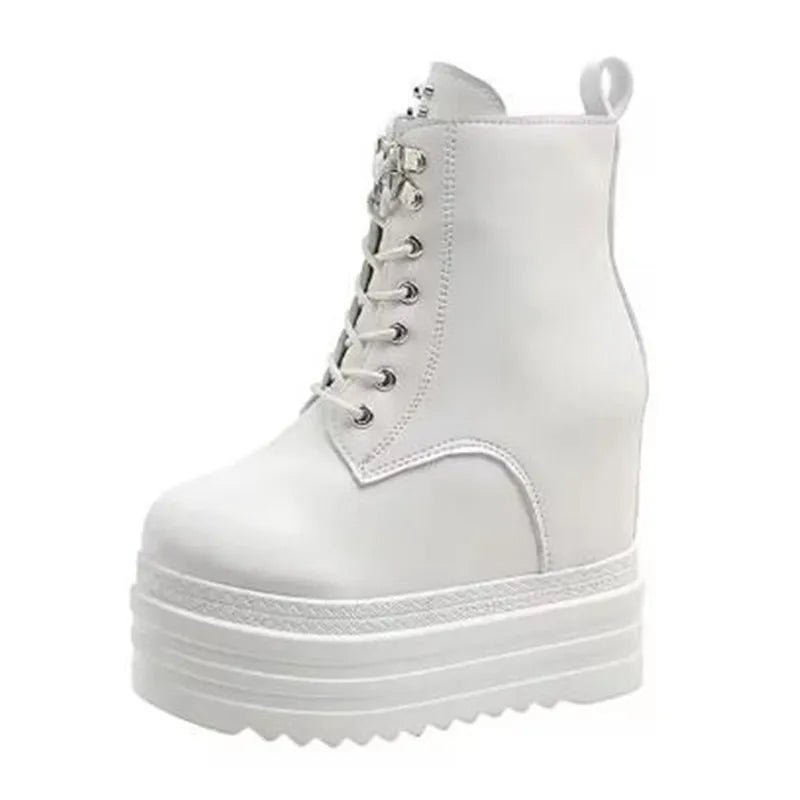 Women Punk Platform Wedge Gothic Boots