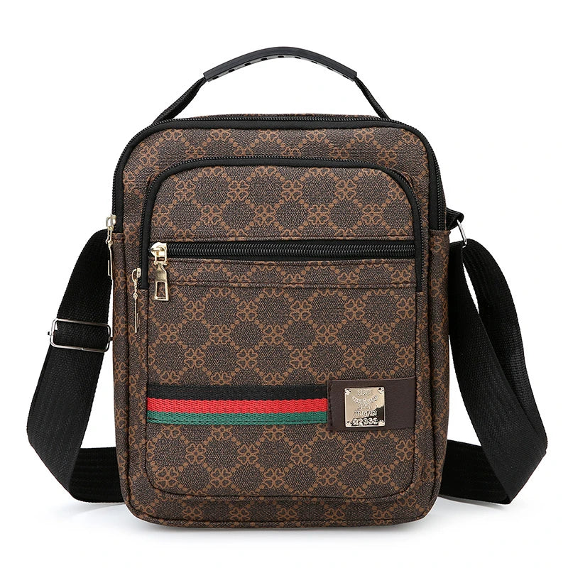 Multi Layer Casual Business Crossbody Sling Bag for Men
