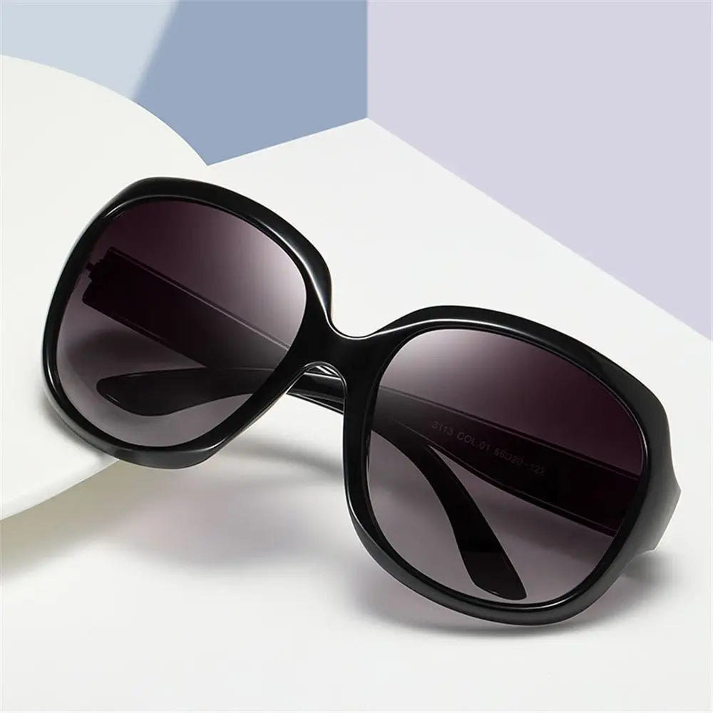 Women Polarized Square Oversized UV400 Vintage Sunglasses