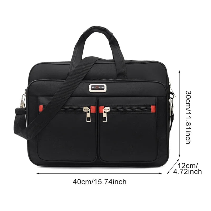Large Capacity Business Laptop Briefcase Tote Bag for Men