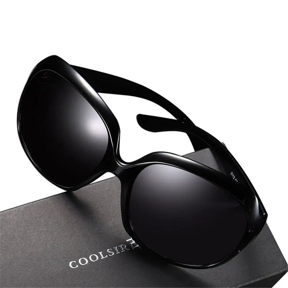 Women Polarized Square Oversized UV400 Vintage Sunglasses