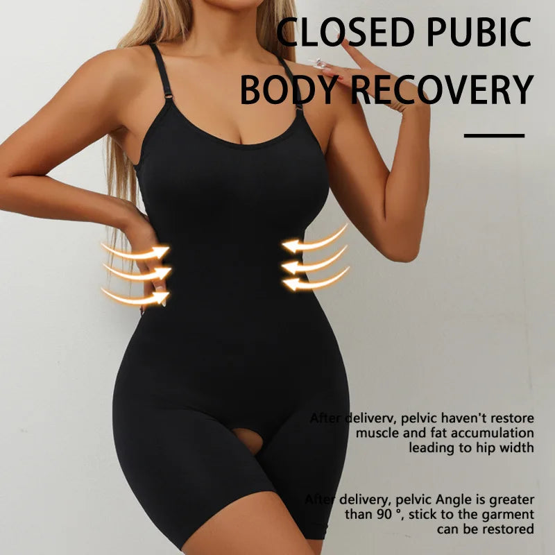 Seamless Tummy Control Full Body Shapewear Bodysuit for Women
