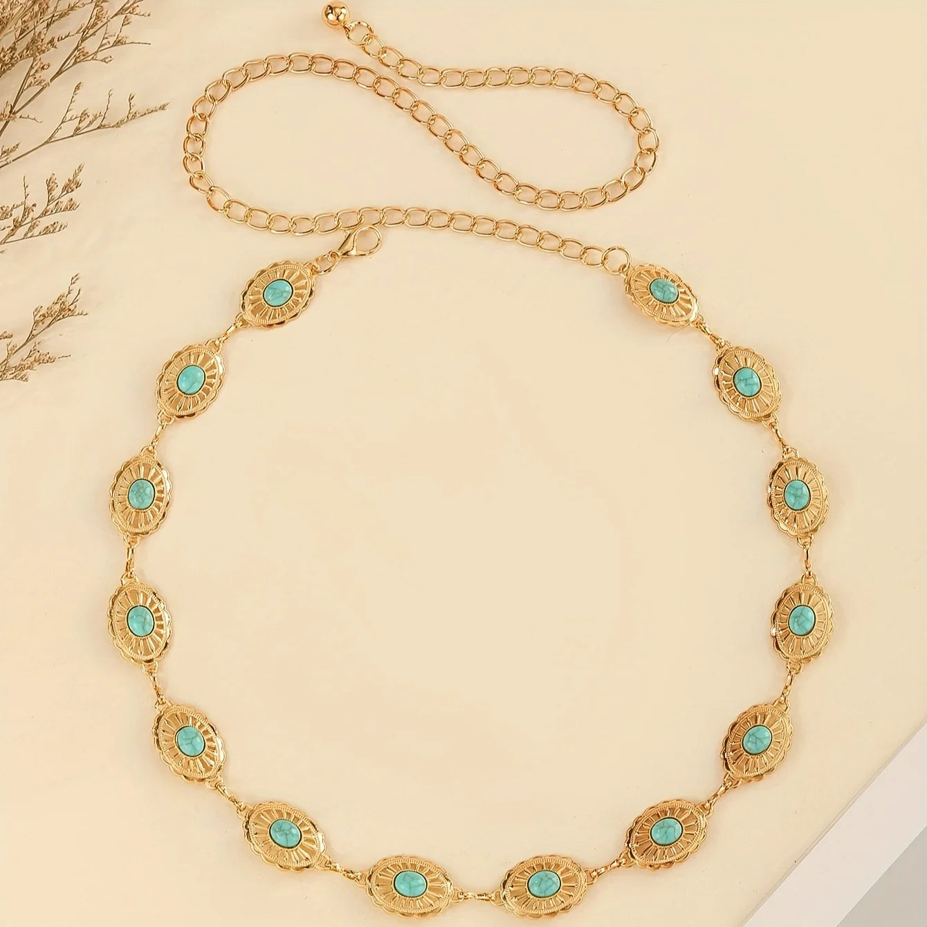 Fashionable Adjustable Metal Bohemian Style Waist Chain