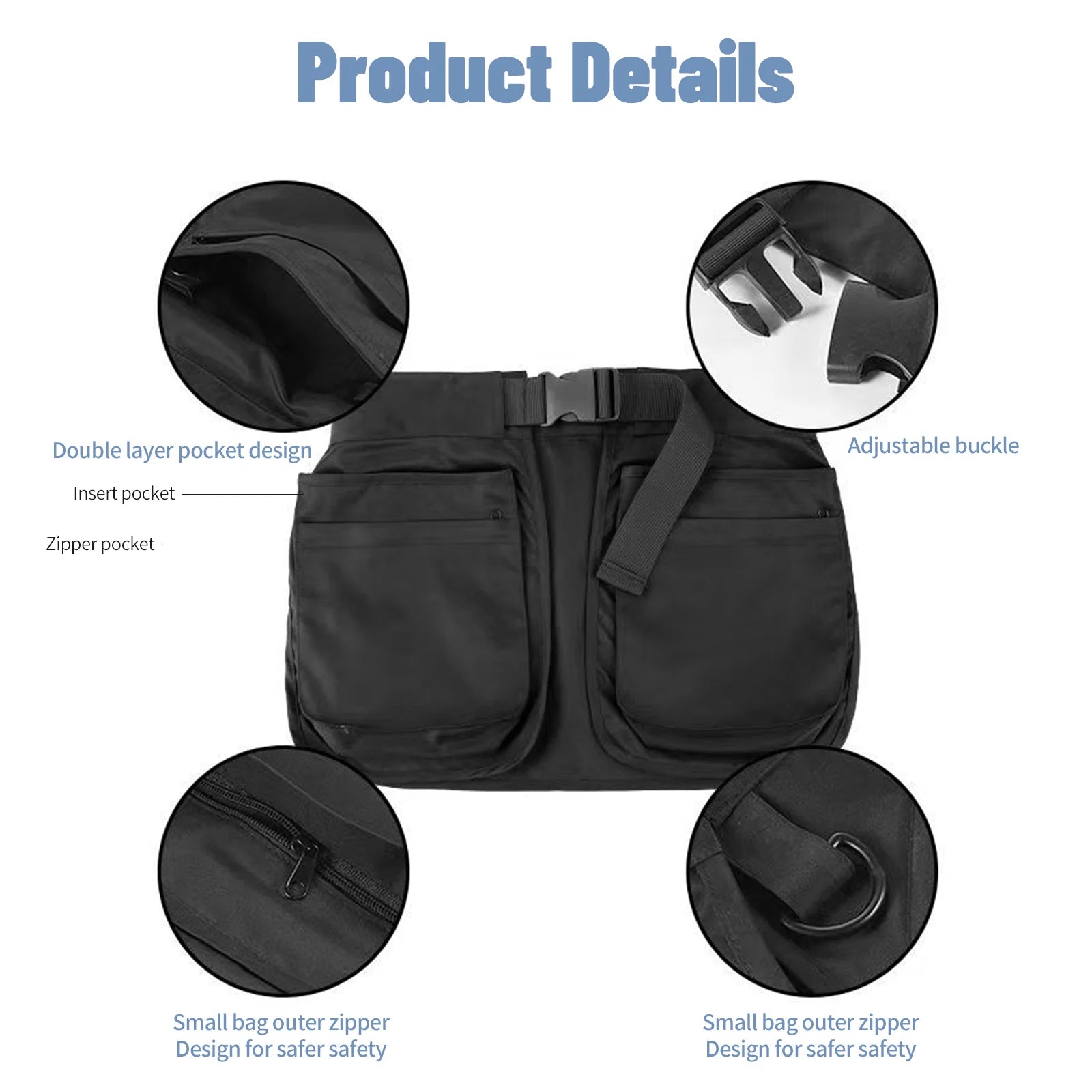 Adjustable Outdoor Waist Bum Bag for Men
