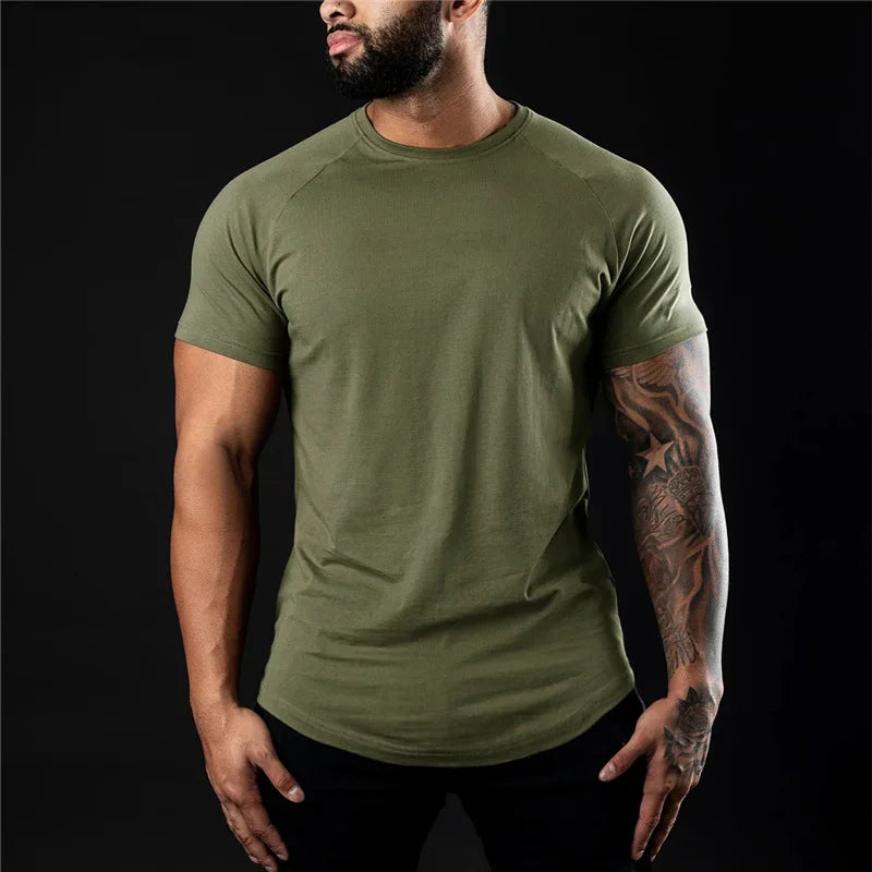 Men High Quality Cotton Summer T-shirt