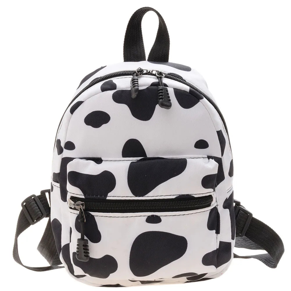 Large Capacity Nylon Preppy Backpack for Women