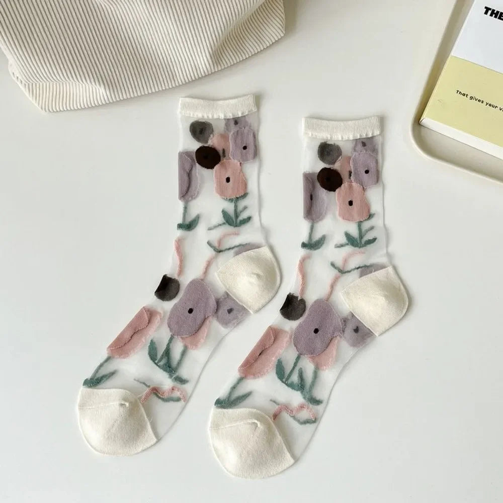 Breathable Summer Fashion Socks for Women