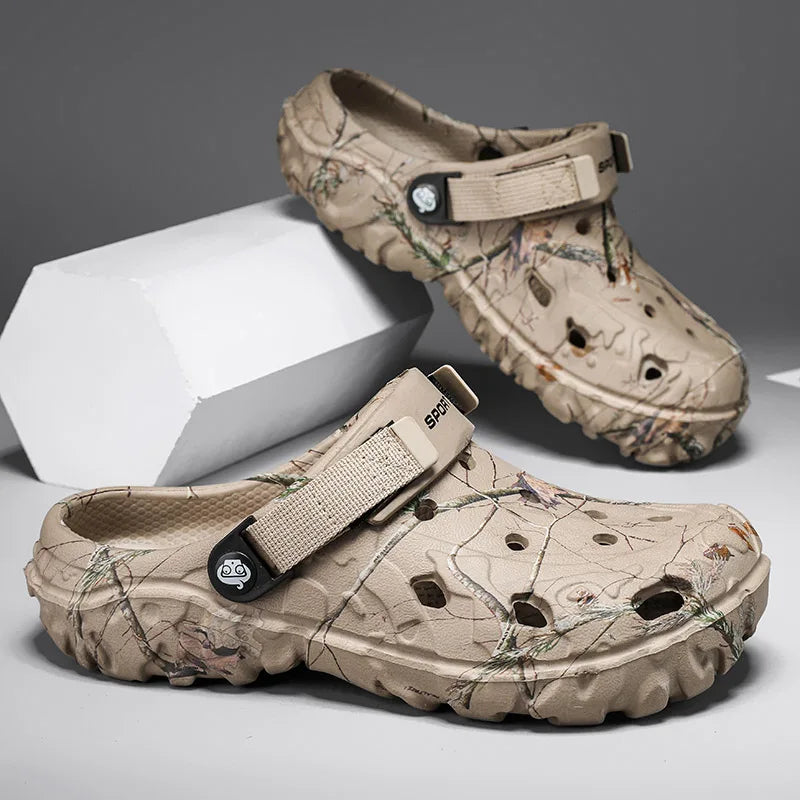 Mens Classic Outdoor Anti-Slip Garden Clog Sandals