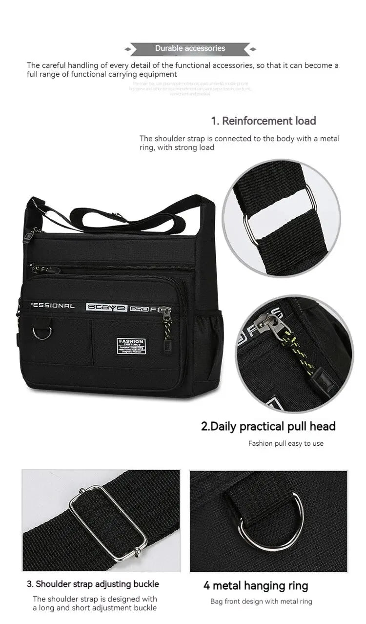 Fashion Single Shoulder Crossbody Bag for Men