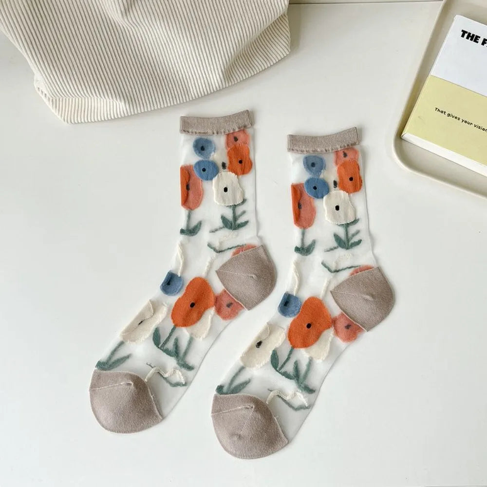 Breathable Summer Fashion Socks for Women