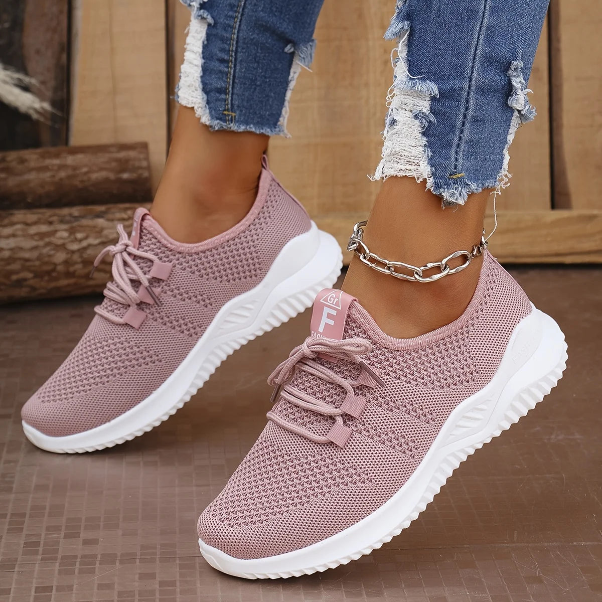Women Knit Running Training Shoes