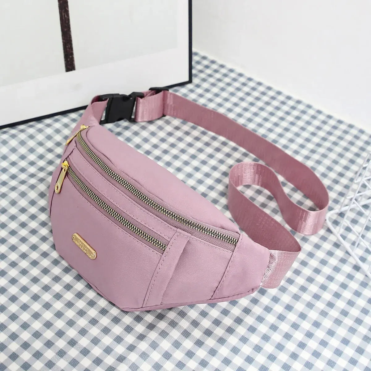 Multi Layer Sports Waist Chest Bag for Women