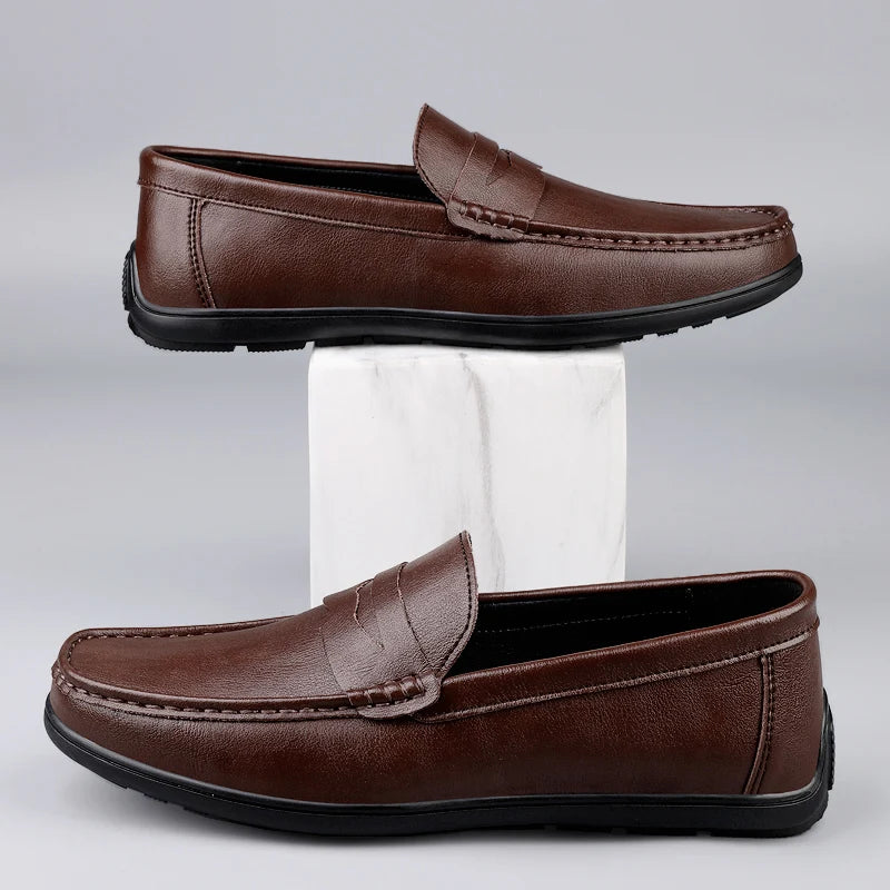 Men Genuine Leather Comfortable Loafers