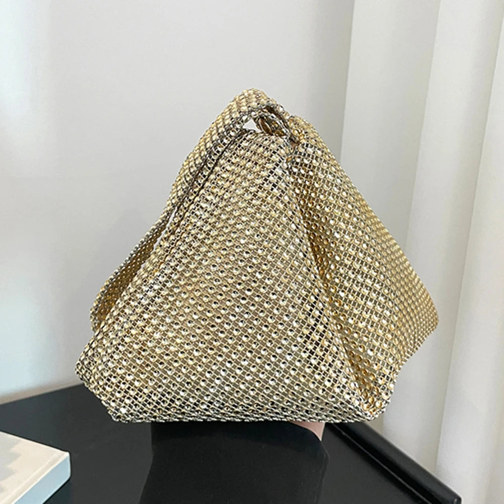 Glitter Rhinestone Evening Clutch Shoulder Bag for Women