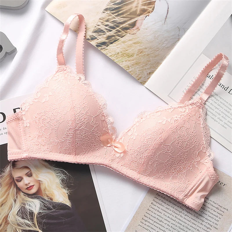 Seamless Wire Free Push Up Support Bra for Women