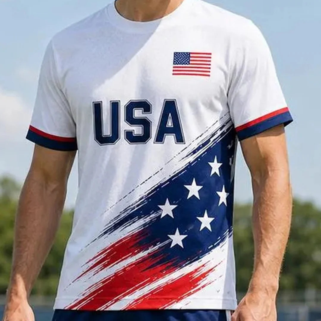 USA Soccer Jersey T Shirt for Men