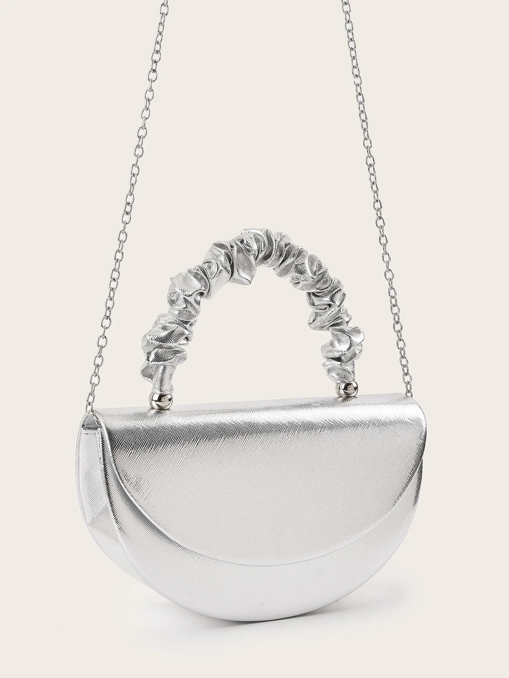 Wrinkled Wrist Bag for Women