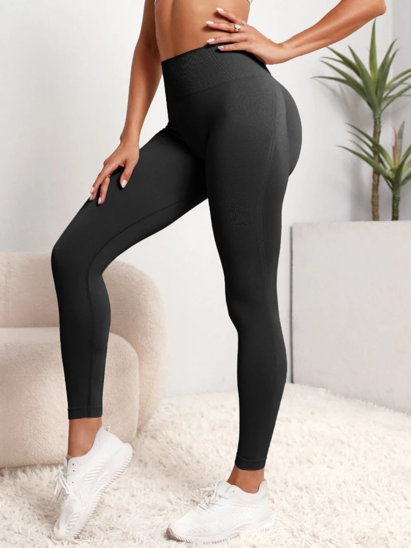 Seamless High Waist Hip Lifting Yoga Leggings for Women
