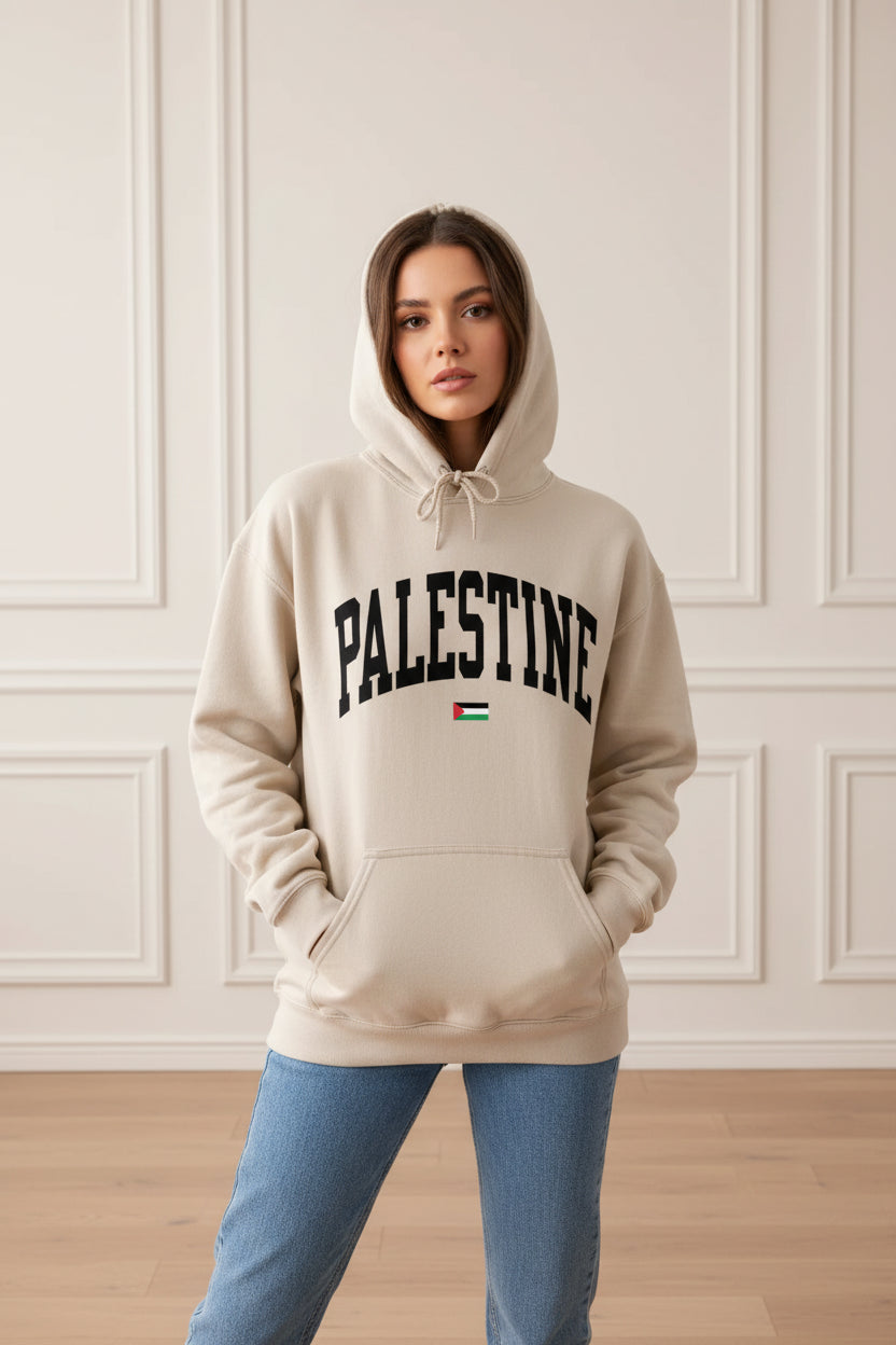 Women Palestine Graphic Hoodie Sweatshirt