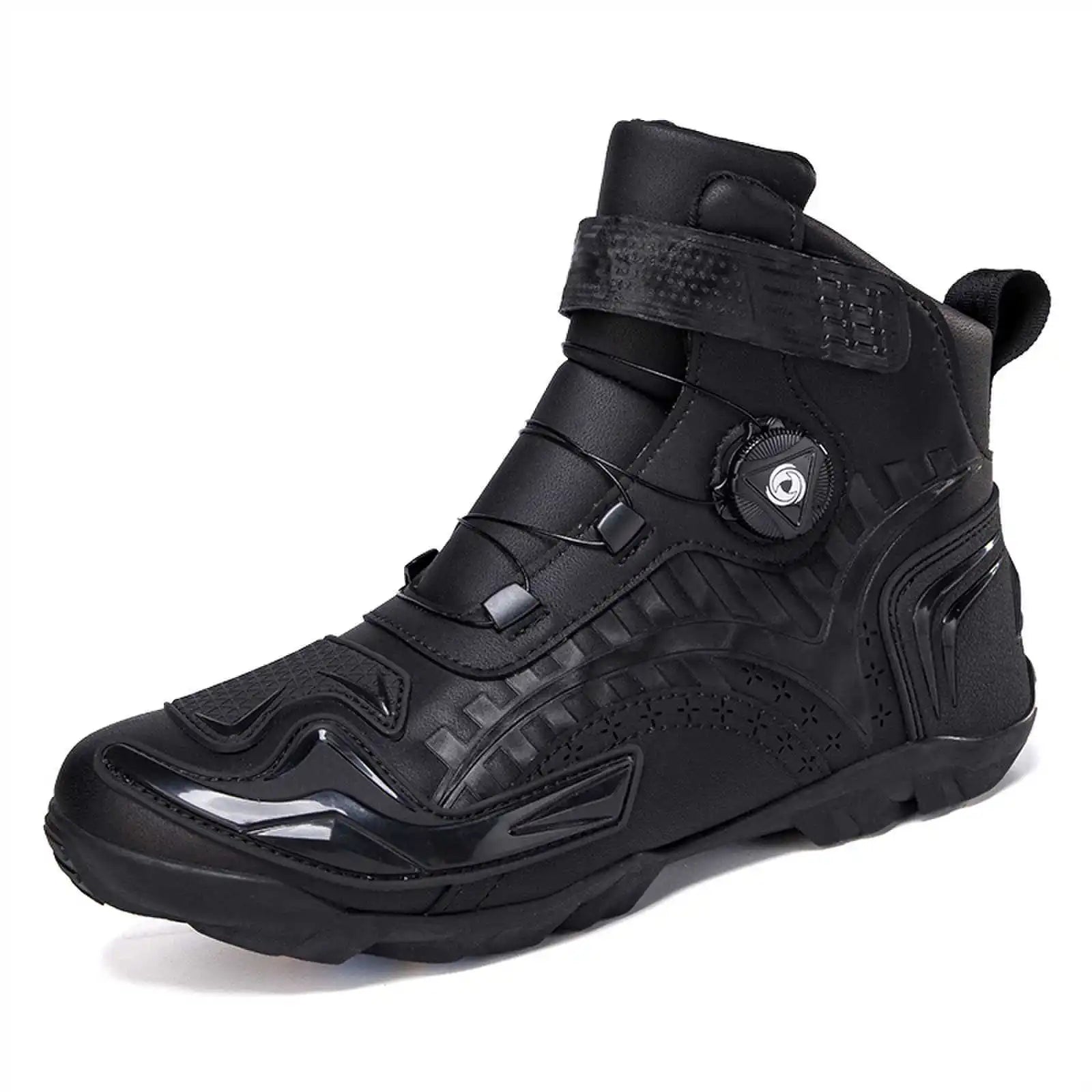 New Motorcycle Boots Men Leather Motos Breathable Anti Slip Wear-resistant Riders Boots Motorbike Racing Ankle Length Shoes