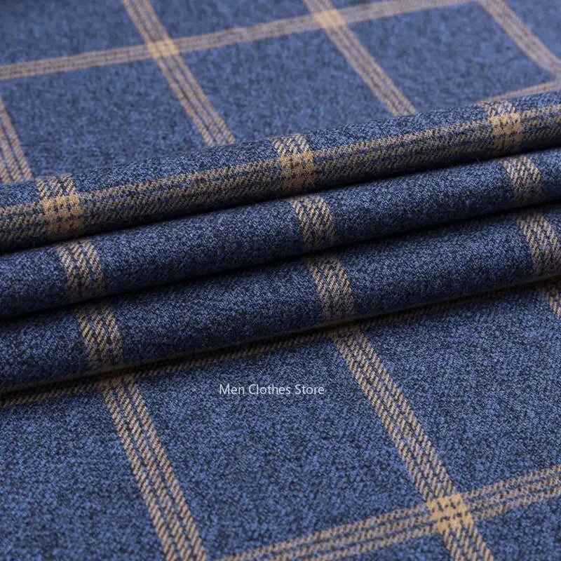 Men’s Cotton Plaid Long Sleeve Shirt