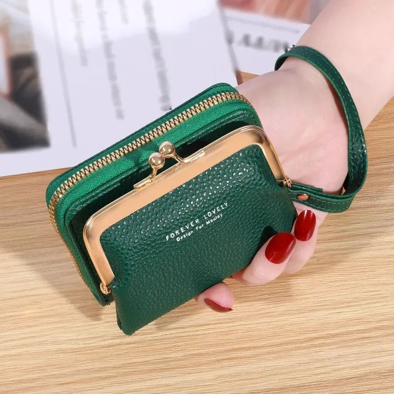 Large Capacity Wristlet Wallet Card Holder for Women