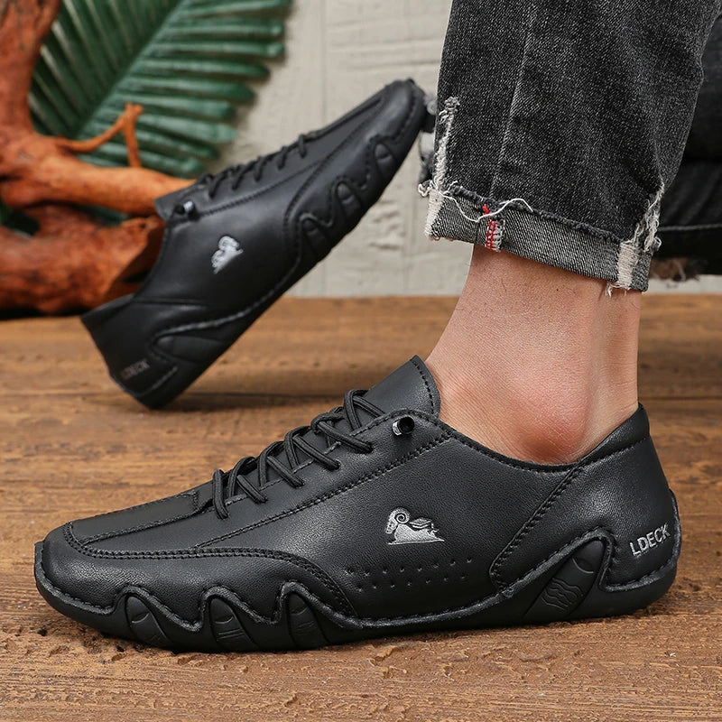 Women Classic Loafers Trendy Durable Artificial Leather Shoes