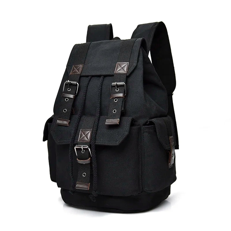 Large Capacity Canvas Backpack for Men