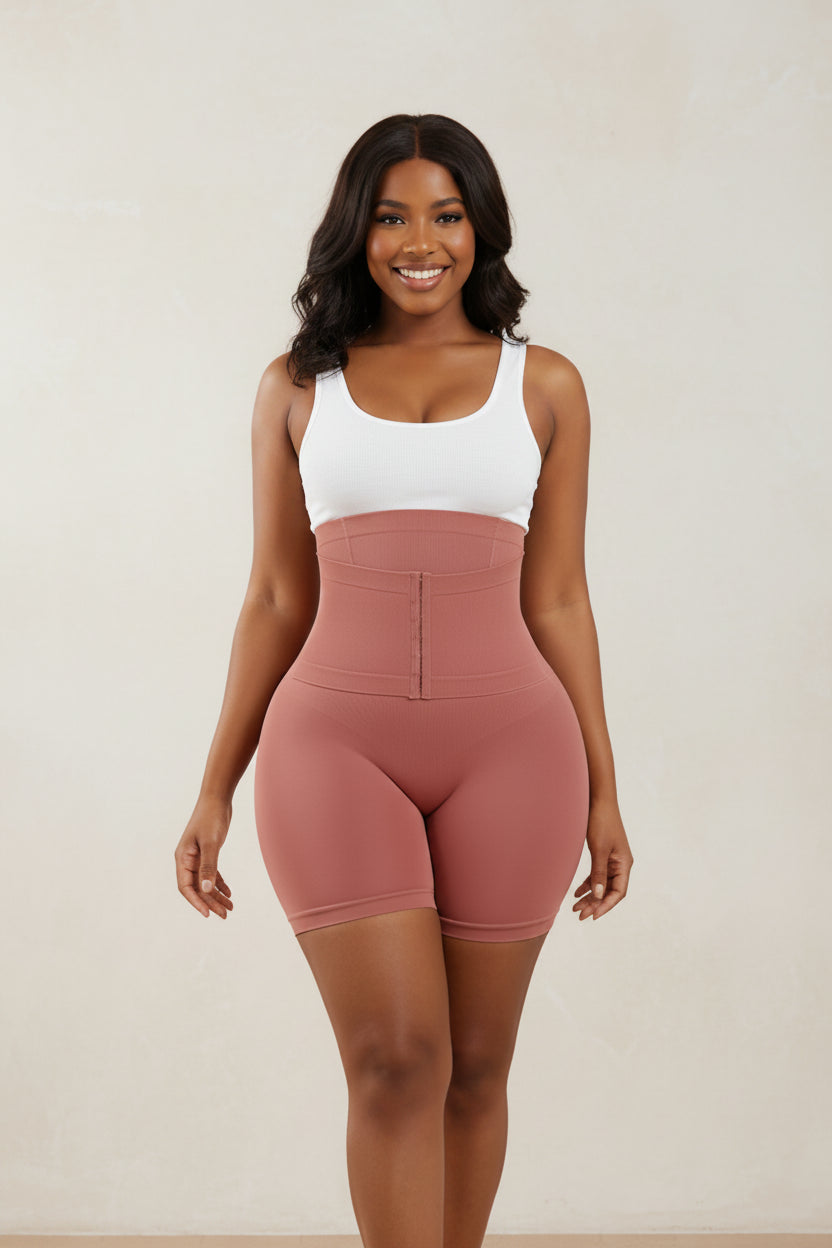 High Waisted Tummy Control Butt Lifter Shapewear Shorts for Women