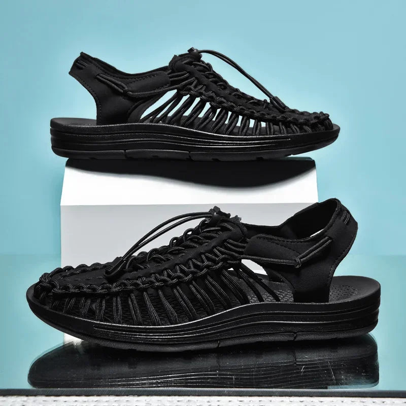 Men Handwoven Casual Beach Sandals