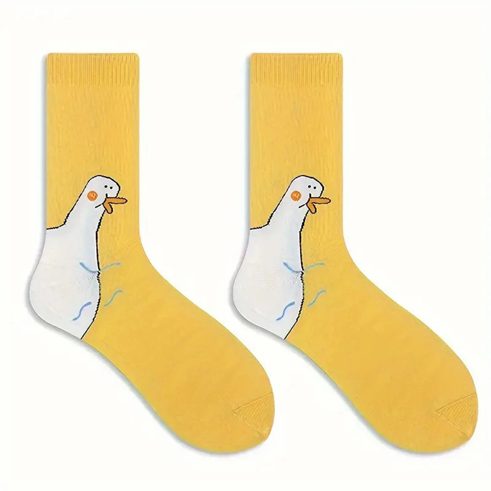 Cartoon Cute Breathable Casual Socks for Women