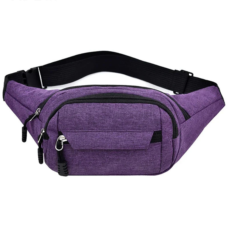 Large Capacity Wear Resistant Waist Belt Bag for Men