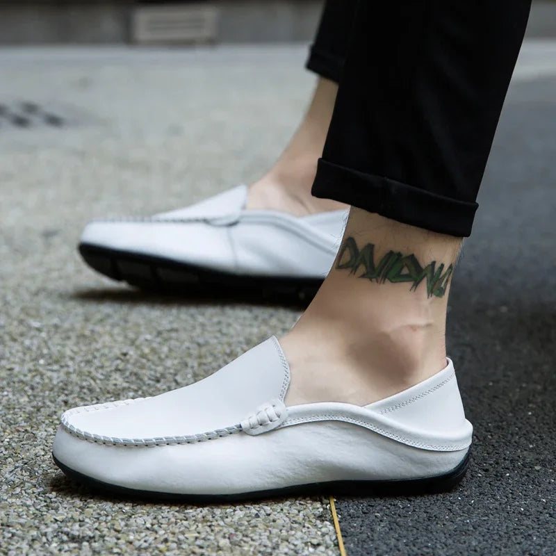 Men Shoes Casual Genuine Leather Loafers
